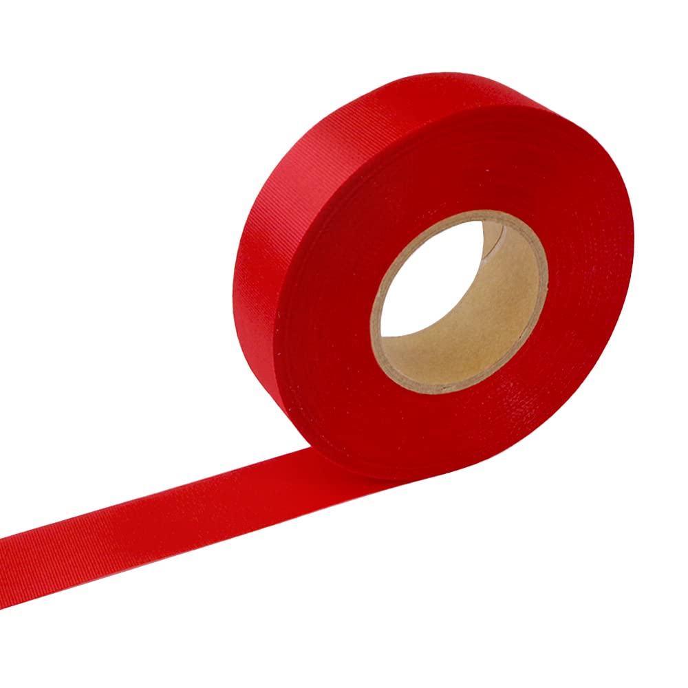 Amazon | YONEOKA RIBBON カラーリボン 24mm幅×30m巻 (レッド